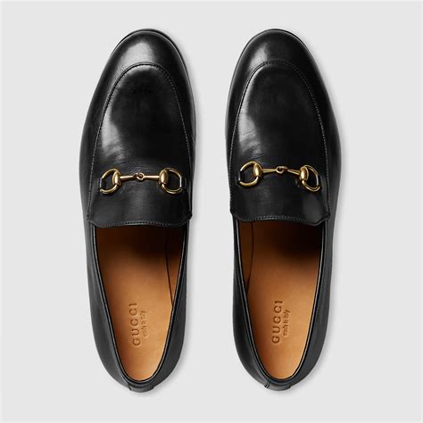 gucci loafers leather|gucci jordaan leather loafer women's.